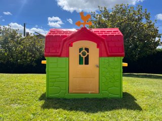 Casita infantil verde 114cm ancho