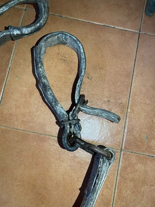 Correas de cuero con hebillas