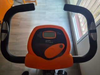 Bicicleta Estática Plegable Naranja