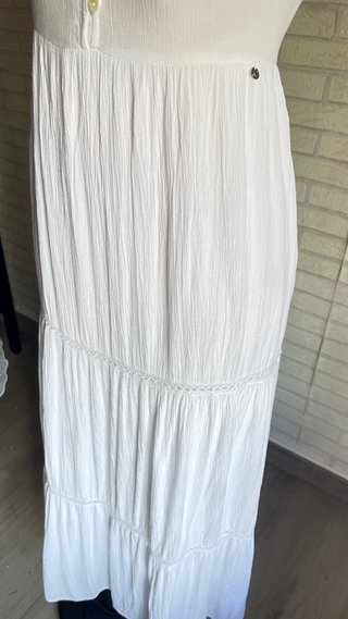 Vestido blanco largo El Corte Inglés Talla M