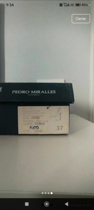 Zapatos Pedro Miralles Plataforma Tacón Strass