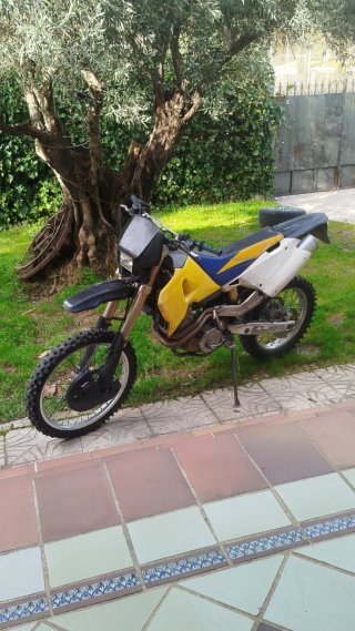 Husqvarna 610 Enduro Azul/Rosa