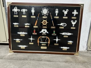 Cuadro decorativo nudos marineros