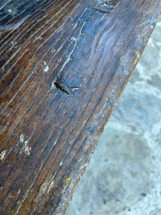 Mesa Tocinera Antigua Madera Rústica