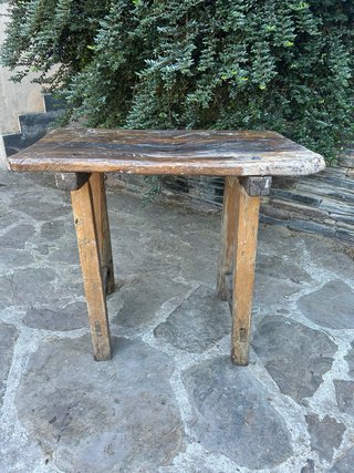 Mesa Tocinera Antigua Madera Rústica