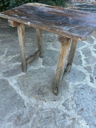 Mesa Tocinera Antigua Madera Rústica