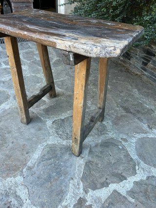 Mesa Tocinera Antigua Madera Rústica