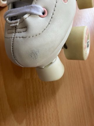 Patines de ruedas blancos talla 32