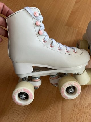 Patines de ruedas blancos talla 32