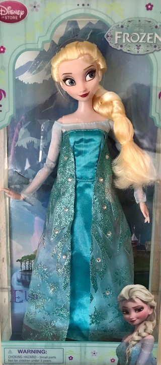 Muñeca Disney Store exclusiva Frozen Elsa