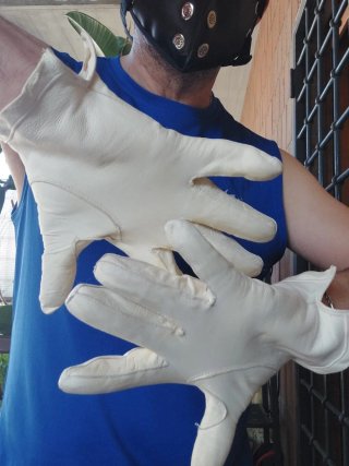 Guanti in pelle agnello taglia 8