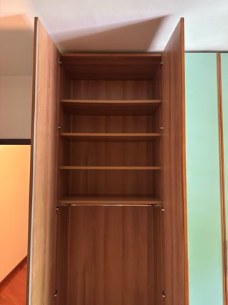 Armadio 6 ante vetro e legno