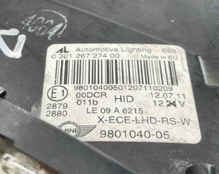 Mini 125589 faro derecho 9801040 countryman (r60)