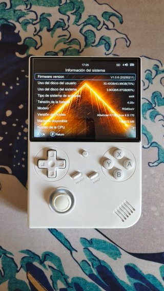Anbernic RG40XXV Blanca 64GB