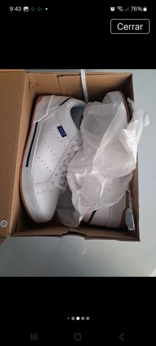 Adidas Court Tourino Blancas y Azules