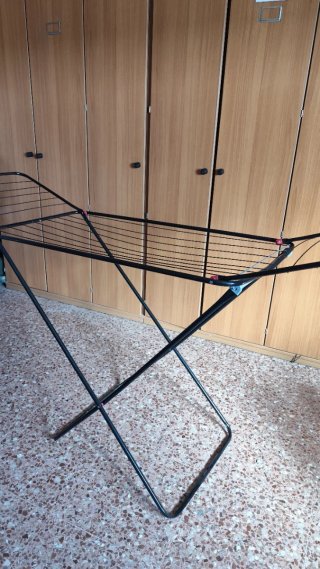 Tendedero plegable negro