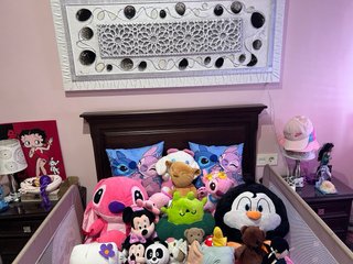 Dormitorio completo madera oscura