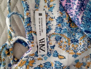 Vestido largo estampado verano