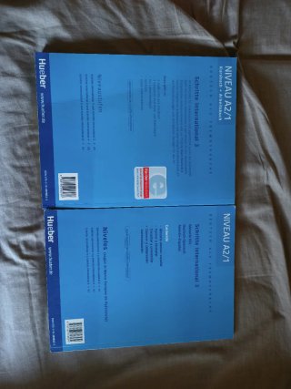 Libros A1 y A2 para aprender alemán.