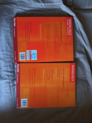 Libros A1 y A2 para aprender alemán.