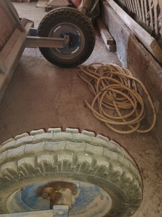 Rulo  agrícola hecho por un herrero.