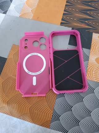 Funda ESR Tough Magnetic Case iPhone Rosa