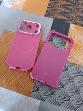 Funda ESR Tough Magnetic Case iPhone Rosa