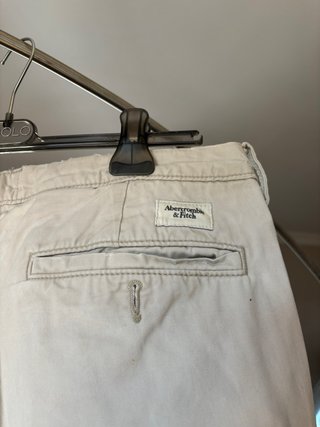 Pantaloni Chino Abercrombie & Fitch Beige