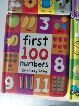 Pacl 4 libros ingles:  First 100 Words