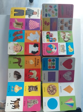 Pacl 4 libros ingles:  First 100 Words