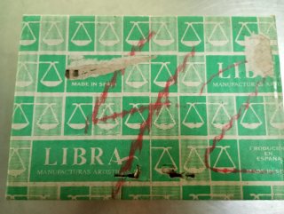 Placa tirador modelo Libra 864 de latón.