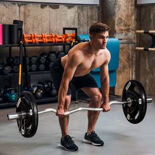 Set 2 Dischi Pesi 20kg con Rivestimento in Gomma