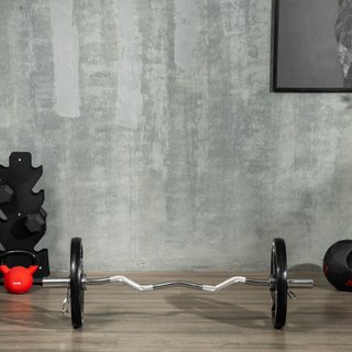 Set 2 Dischi Pesi 20kg con Rivestimento in Gomma