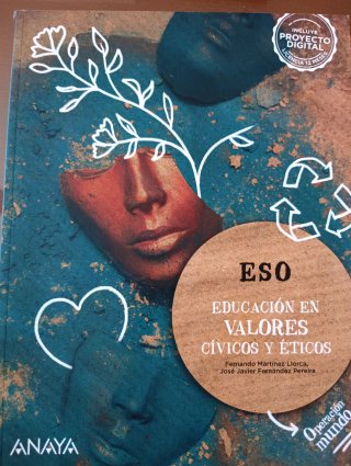 Libro texto Educación en valores cívicos y éticos