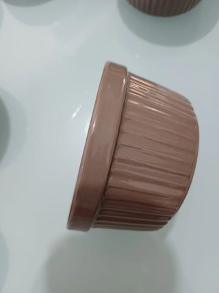 Set 6 Ciotole Ceramica Marrone