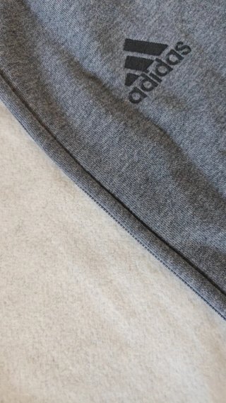 Sudadera Adidas Gris con Cremallera Talla S