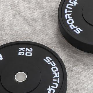 Set di 2 Dischi Palestra da 20kg per Bilanciere