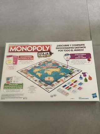 Monopoly Viaja por el Mundo Juego de Mesa (sellado