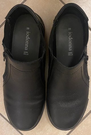 Stivaletti donna pelle nera tg 39