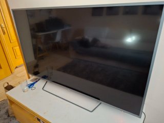Smart TV Philips 65 Negra/Plateada