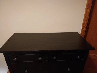 Cómoda Hemnes IKEA Negra