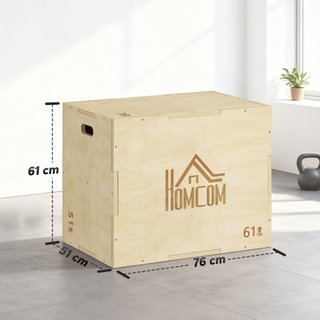Plyo Box Legno 3 Altezze Jumping Box Pliometrico