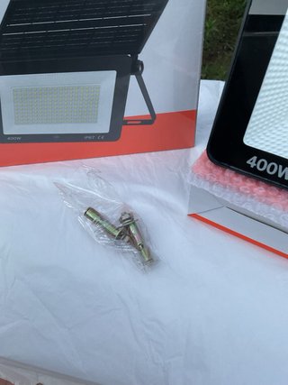 2 faretti solari LED 400W