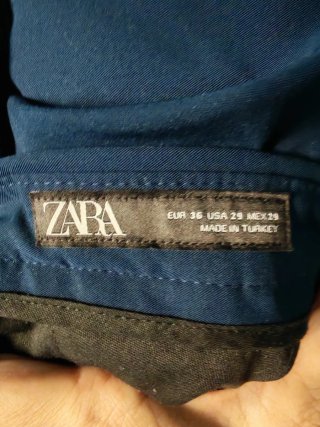 Traje Zara Azul Marino Chico + Corbata Roja