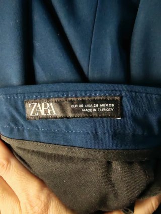 Traje Zara Azul Marino Chico + Corbata Roja