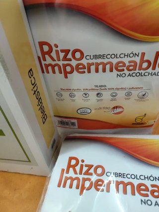Protectores  Colchón Rizo Algodón Impermeable