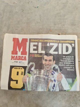 Periódico Marca: Real Madrid gana la Champions