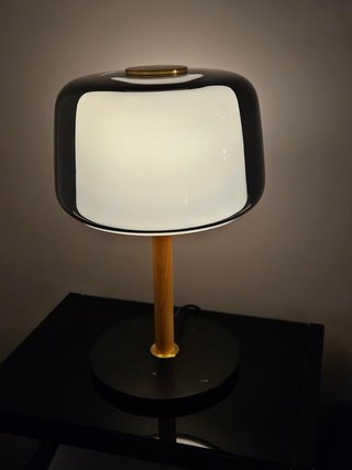 Lámpara de mesa IKEA EVEDAL Madera y Mármol