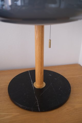 Lámpara de mesa IKEA EVEDAL Madera y Mármol