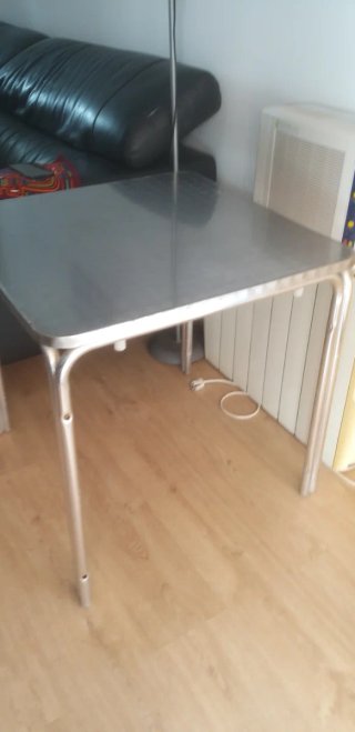 Mesa y 4 Sillas Terraza Metal